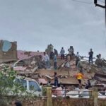 पाच मजली इमारत कोसळली;२०० ते २५० जण ढिगाऱ्याखाली अडकल्याची भीती