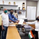 भारतीय मजदूर संघाच्या वतीने जिल्हाधिकार्यांना विविध मागण्यांचे निवेदन