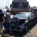 ट्रकची आठ वाहनांना धडक: १ ठार ५ जखमी