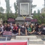 बिल्कीस बानोला न्याय मिळावा यासाठी राष्ट्रवादी काँग्रेस पार्टीच्या वतीने मुक निदर्शने