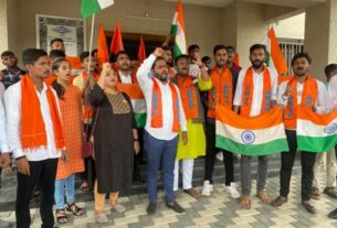ABVP's agitation for not hoisting the flag on Independence Day in tribal student government hostel