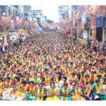 36 thousand women recited the Atharvashirsha collectively in front of 'Dagdusheth' Bappa