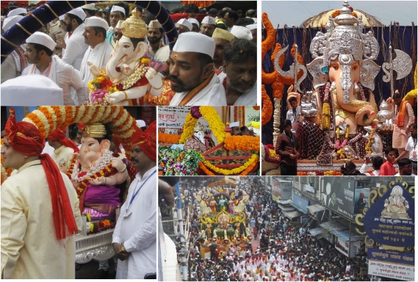 Pune's Ganapati Visarjan Procession takes about 28 hours and 40 minutes
