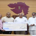 Donation of Rs 5 Crores from Gujarat Government for the construction of the next phase of Shiv Srishti