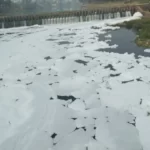 Indrayani river foamed again