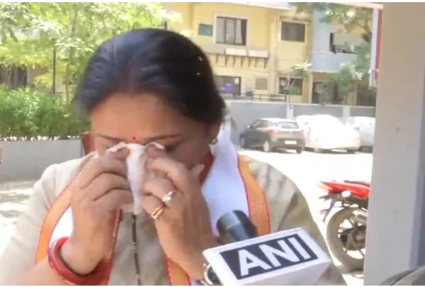 Sunetra Pawar was moved to tears