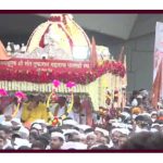 Arrival of Saint Tukaram Maharaj's palanquin in Pimpri-Chinchwad city