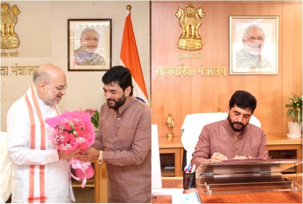 Muralidhar Mohol took over as the Minister of State in the Ministry of Cooperatives