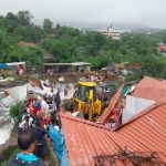 Encroachment action by railway administration in Bhushi Dam area