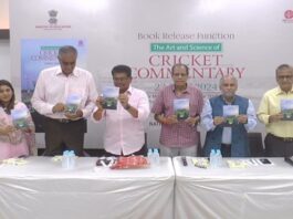 Book "The Art and Science of Cricket Commentary" released