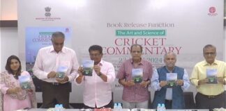 Book "The Art and Science of Cricket Commentary" released