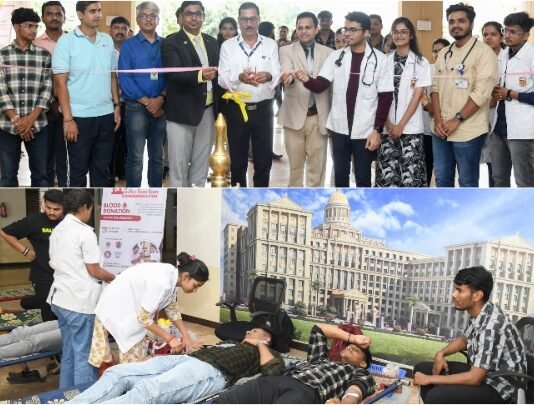 MAEER'S FOUNDATION DAY CELEBRATED THROUGH BLOOD DONATION