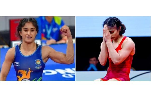 पॅरिस ऑलिम्पिकमध्ये केवळ 100 ग्रॅम वजन वाढल्याने कुस्तीपटू विनेश फोगाट स्पर्धेतून बाहेर
