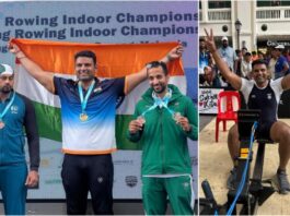 Prof. Aditya Kedari of MIT ADT University Wins Gold at Asian Indoor Rowing Championship