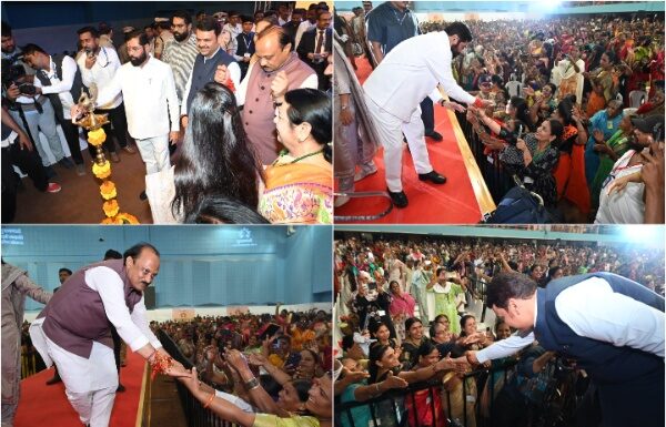 लाडकी बहीण योजनेला खोडा घालणाऱ्या सावत्र भावांना जोडा दाखवा : एकनाथ शिंदेंचा विरोधकांवर निशाणा : योजनेचा थाटात शुभारंभ लाडकी बहीण योजनेला खोडा घालणाऱ्या सावत्र भावांना जोडा दाखवा