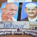 Tribute to Mahatma Gandhi and Lal Bahadur Shastri through magnificent 40 x 80 feet paintings
