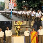 रा. स्व. संघातर्फे विजयादशमी सघोष पथसंचलन उत्साहात