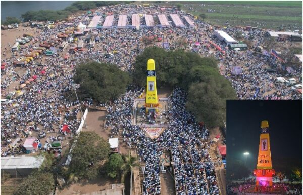 शौर्यदिनी विजयस्तंभास लाखो अनुयायांकडून अभिवादन