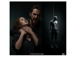 After strangling his wife to death, husband commits suicide by hanging himself