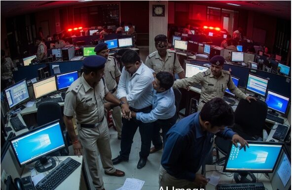 पुणे सायबर पोलिसांची मोठी कारवाई: बनावट कॉल सेंटरवर छापा, अमेरिकन नागरिकांची लाखो डॉलर्सची फसवणूक उघड बनावट कॉल सेंटरवर छापा
