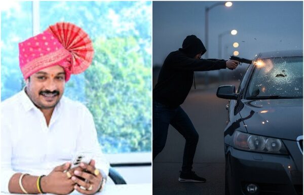 शस्त्र परवाना आणि पोलिस संरक्षण मिळावे म्हणून स्वत:च्या गाडीवर घडवून आणला गोळीबार : युवासेना जिल्हाध्यक्षाचा प्रताप He shot at his own car to get a gun license and police protection.