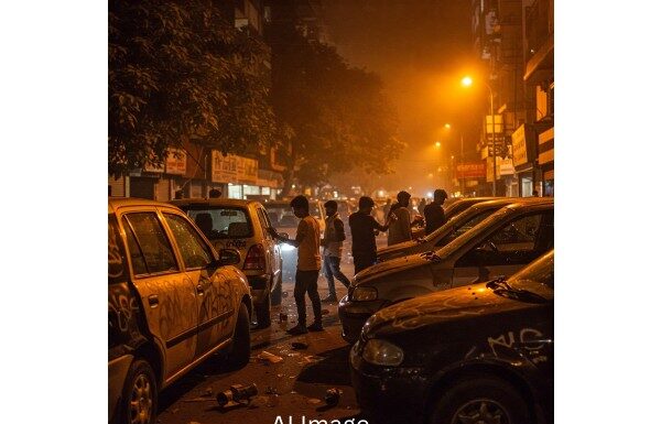 पुण्यातील सरगम चाळीजवळ ‘कोयता गँग’चा उच्छाद : वाहनांची तोडफोड : रहिवाशांमध्ये भीतीचे वातावरण पुण्यातील सरगम चाळीजवळ 'कोयता गँग'चा उच्छाद : वाहनांची तोडफोड