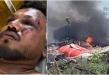 One passenger survived the Ahmedabad plane crash