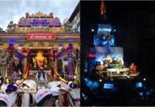 पुण्याच्या गणेश विसर्जन मिरवणुकीची तब्बल 35 तासानंतर सांगता : मानाच्या पाच गणपतींसह प्रमुख मंडळाच्या गणपतींना पुणेकरांचा भावपूर्ण निरोप पुण्याच्या गणेश विसर्जन मिरवणुकीची तब्बल ३२ तासानंतर सांगता