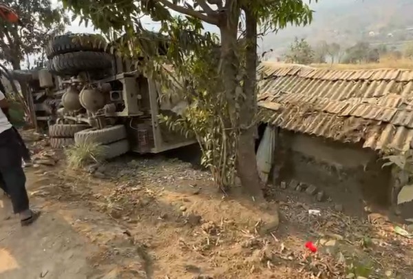 मुळशी रिंग रोड डंपर अपघात मुळशी रिंग रोड डंपर अपघात