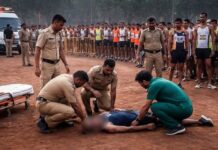 १६०० मीटर धावताना २३ वर्षीय तरुणाचा मृत्यू, बुलढाण्यातील पुरुषोत्तमचे खाकीचे स्वप्न अधुरे