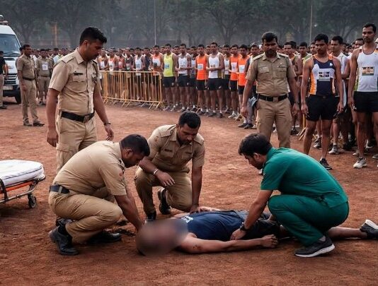 १६०० मीटर धावताना २३ वर्षीय तरुणाचा मृत्यू, बुलढाण्यातील पुरुषोत्तमचे खाकीचे स्वप्न अधुरे