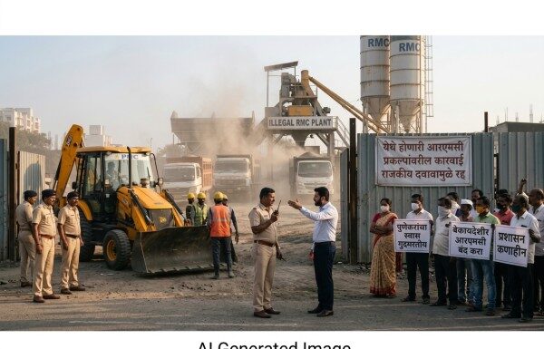 पुणे महानगरपालिका आरएमसी प्लांट कारवाई