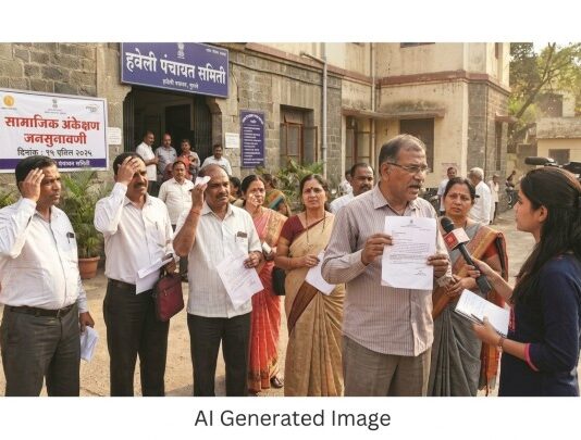 पुणे समग्र शिक्षा अभियान सामाजिक अंकेक्षण गोंधळ