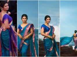 Prajakta Mali Cannes Nauvari Saree Look