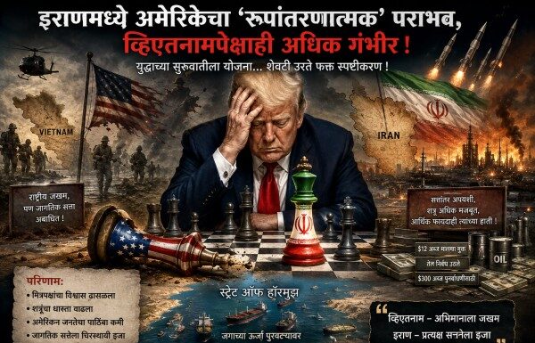 इराणी संघर्ष आणि अमेरिकेचा धोरणात्मक पराभव
