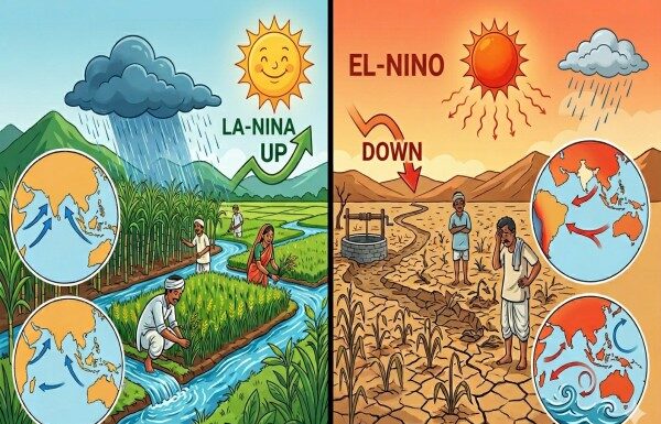 एल-निनो आणि भारतीय मान्सून (El-Nino and Indian Monsoon)