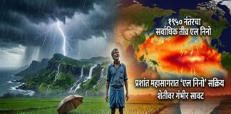 १९५० नंतरचा सर्वाधिक शक्तिशाली ‘एल निनो’ सक्रिय; भारतीय मान्सूनवर दुष्काळाचे सावट, डिसेंबरमध्ये घेणार रौद्ररूप मान्सून आणि एल निनो (Monsoon and El Nino)