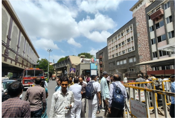 Pune Municipal Corporation bomb threat Pune Municipal Corporation bomb threat