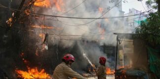 दिल्ली मालवीय नगर आग दुर्घटना