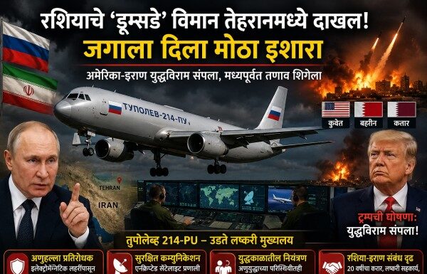 रशिया डूम्सडे विमान तेहरान