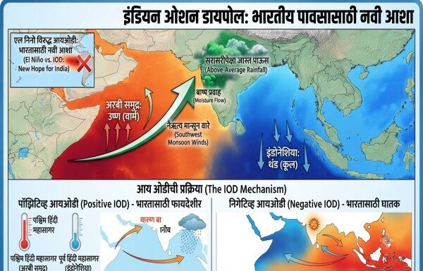 इंडियन ओशन डायपोल आणि भारतीय मान्सून (Indian Ocean Dipole and Indian Monsoon)