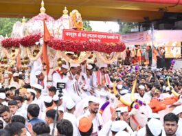 संत तुकाराम महाराजांची पालखी उद्योगनगरीत दाखल