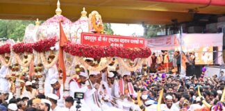 संत तुकाराम महाराजांची पालखी उद्योगनगरीत दाखल