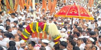 माऊलींच्या जयघोषाने अलंकापुरी दुमदुमली; संत ज्ञानेश्वर महाराजांच्या पालखीचे पंढरीकडे प्रस्थान संत ज्ञानेश्वर महाराज पालखी सोहळा २०२६