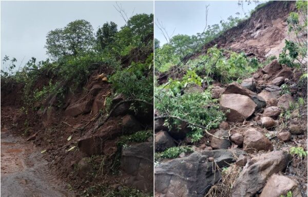 लोणावळ्यात मुसळधार पावसाचा जोर; राजमाची किल्ल्याकडे जाणारा रस्ता दरडीमुळे बंद लोणावळा पाऊस