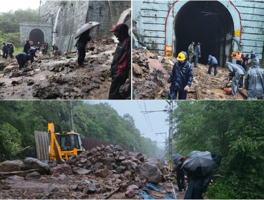 पुणे-मुंबई रेल्वे आणि रस्ते वाहतूक ठप्प