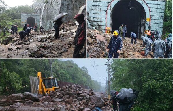 पुणे-मुंबई रेल्वे आणि रस्ते वाहतूक ठप्प