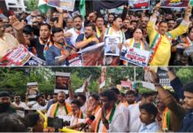 अमित शहा यांच्या पुणे दौऱ्यानिमित्त पुणे शहरात मोठे राजकीय नाट्य : काँग्रेस – भाजप आमने सामने