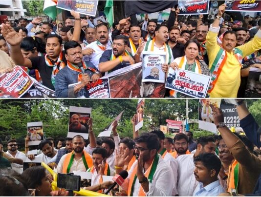 अमित शहा यांच्या पुणे दौऱ्यानिमित्त पुणे शहरात मोठे राजकीय नाट्य : काँग्रेस – भाजप आमने सामने