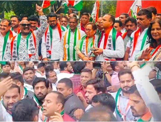 सुनेत्रा पवारांवरील ‘गुंगी गुडिया’ टीकेवरून राष्ट्रवादीची काँग्रेस भवनवर धडक सुनेत्रा पवार गुंगी गुडिया वाद (Sunetra Pawar Gungi Gudiya Controversy)